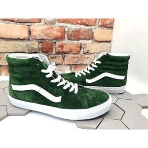 Vans Sk8-Hi Pig Suede Douglas Fir Green Size US 7.5 Men's New VN0007NSBXU Rare